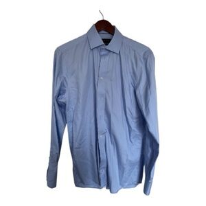Klauss Boehler Light Blue Button-Up Shirt size 15.5